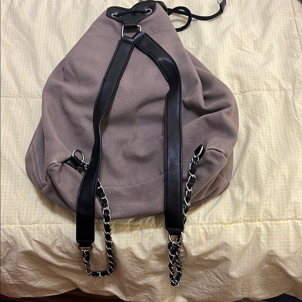 Chanel Gray Drawstring Bag - Picture 3 of 8